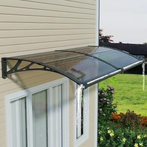 Door Awnings Exterior, 40x80in UV/Rain Proof Canopy for Outside