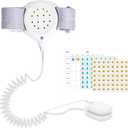 BedWetting Alarm for Boys and Girls, Bedwetting Alarm System, Loud Sound &Vibration&Light Up, High Sensitivity Sensor, 3 Reminder Modes for Old Kids, Adults (White)