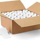 Amazon Basics Thermal Paper Receipt Rolls, POS Receipt, 3 1/8" x 230', 50 Rolls, BPA-Free and FSC Certified, Recycled Materials, White