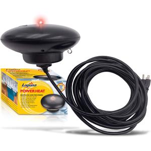 Laguna PowerHeat 315-Watt Floating Pond Heater for Outdoor Ponds with Fish Thermostat-Controlled De-Icer with LED Indicator, Safe for Plastic & Liner Ponds, 22 ft Cord