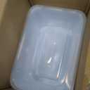 32 oz Disposable Food Containers with Lids, 50pk BPA Free Meal Prep for Salad, Dessert, Sandwich Noodles,Bento Box To Go 1000ml for Gym Office