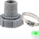Pool Drain Fits For Coleman/Above Ground/Bestway Pools Id1.5-Inch Hose Adapter Drain Plug Connect To The Bottom Of The Pool Od1.0-Inch Connect To The Garden Pipe