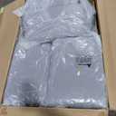 YITAHOME 4 Pieces Patio Furniture Set, Outdoor Wicker Conversation Sectional L-Shaped Sofa with 5 Seater for Backyard, Porch, Boho Detachable Lounger with Thickness Cushions and Side Table - Grey