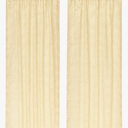 Curtain Beige 2 Pcs 56x73 – Elegant Lace Design, Light Filtering Window Panels