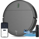 MAMNV Robot Vacuum and Mop Combo, WiFi/App, Vacuum and Mop Robot with Schedule, 2 in 1 Mopping Robot Vacuum with Watertank and Dustbin, Self-Charging, Slim, Ideal for Hard Floor, Pet Hair, Carpet
