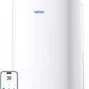 Whoy Dehumidifier for Basement 6,000 Sq Ft, 120 Pints Max. Smart Compressor, Intelligent Humidistat, Smart App-Controlled with Darin Hose And App Control for Basement, Bathroom, Living room, Bedroom, Home
