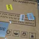 Patio Umbrella Base 43lbs Outdoor Umbrella Stand with Wheels, Heavy Duty Square Concrete Stand Market Umbrella, Teak