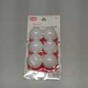 Jacent 40MM Regulation Size White Table Tennis Balls, 6 Ping Pong Balls per Pack, 1-Pack