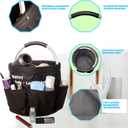 2-Pack Cleaning Caddy - 4.5 Gallon Foldable Organizer with Reinforced Handles, Waterproof Oxford Fabric for Home, Car, Grocery & Utility Use