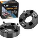 KSP 2in Front Lift Kits for Ram 1500 2009-2026, 2" Leveling Lift Kit for 2009-2026 Dodge Ram 1500 4WD, 2005-2011 Dakota 2WD 4WD, Aluminum Suspension Level Kit CNC Strut Spacers For Pick Up