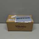 Mkono Small Artificial Flowers in Ceramic Vase 12.5" Centerpieces Coffee Table Decor, Silk Flower Arrangements for Home Decor Indoor Fake Flower Bouquet for Bathroom Dining Room Kitchen Wedding Brown