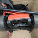 MZK 20V 11" Electric Mower, Lawn Mower with 6-Position Height Adjustment, Cordless Push Mower with Copper Motor, Black