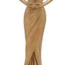 Decade Awards Female Achievement Trophy - Custom Engraved Golden Goddess Award - Custom Engraved Plate on Request (8 Inch Tall)