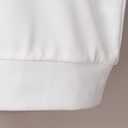 WDIRARA Girl's Graphic Hoodies Long Sleeve Hooded Sweatshirt Casual Pullover Tops (White) Size: 10 years