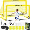 Amazon.com : Kids Soccer Goals for Backyard Set, 2 Pack of 6x4 ft Portable Pop Up Soccer Nets with Soccer Ball, Agility Ladder, Cones, Complete Training Equipment for Youth, Toddler Outdoor Sports Games : Sports & Outdoors