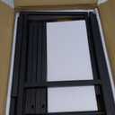 TV Tray Table Set of 2, TV Dinner Tray, Folding Table, Foldable TV Trays, Side Table for Bed, Couch, Portable and Small Easy to Move, Rustic Brown