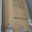 Extra Tall Cate Gate for Doorway: Pressure Mount 74.8"-90.5" Tall Cat Gate for Pets in Extra 30.3"-47.2" Width No Wall Drilling No Toddler for Indoor Stairs Hallway Room Safety Barrier