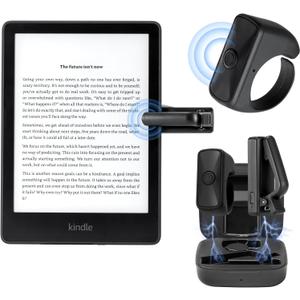 CoBak Remote Control Page Turner for Kindle Paperwhite Ipad Oasis Kobo eReaders, Camera Camcorder Remote Controls, Long-Lasting Page Turner Clicker for Tablets Reading Novels with Charging Case, Black