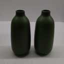 Bambeco 5x11 Ceramic Vase Green, Pack of 2