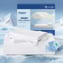 Elegear Silver Infused Cooling Bed Sheets Queen, Arc-Chill 3.0 Cool Tech, Silver-Ion Freshness, Cooling Sheet Set for Hot Sleepers & Night Sweats, Breathable Soft & Dry, Deep Pocket 18", 4PCS