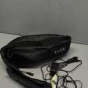 InvoSpa Shiatsu Massager with Heat - Deep Tissue Kneading Pillow for Neck, Shoulders, and Back - Electric Full Body Massage (Black)