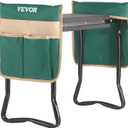 VEVOR Folding Garden Kneeler and Seat Heavy Duty, Widened 8" EVA Foam Pad, Portable Garden Stool with Tool Bags, Gardening Bench to Relieve Knee & Back Pain, Great Gifts for Seniors, Women, Parents (Green)