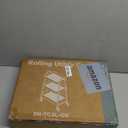 OLIXIS 3 Tier Utility Rolling Cart with Lockable Caster Wheels, Metal Mobile Storage Shelf, Organization for Livingroom, Bathroom & Narrow Places, Pale Green