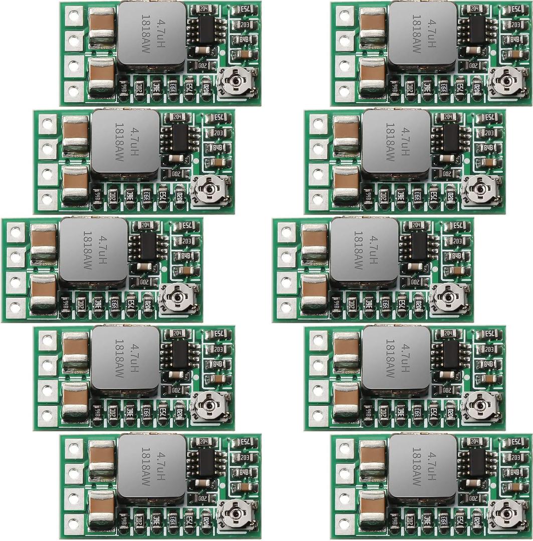10 Pieces 5v Regulator Module Mini Voltage Reducer DC 4.5-24V 12V 24V to 5V 3A Volt Buck Converter Power Supply Transformer Module