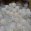 STARBOLO Ball Pit Balls for Toddlers Phthalate Free BPA Free Non-Toxic Crush Proof Play Balls for Toddlers Kids Pool Playhouse Pack of 100 200 500 (Beige Transparent)