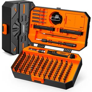 JOREST 115 in 1 Small Precision Screwdriver Set, Tool Gifts for Men Dad Him, Magnetic Repair Tool Kit for PC, Laptop, Tablet, iPhone, Macbook, Jewelers, PS5, Xbox, Switch, Game Console, Door &Chair
