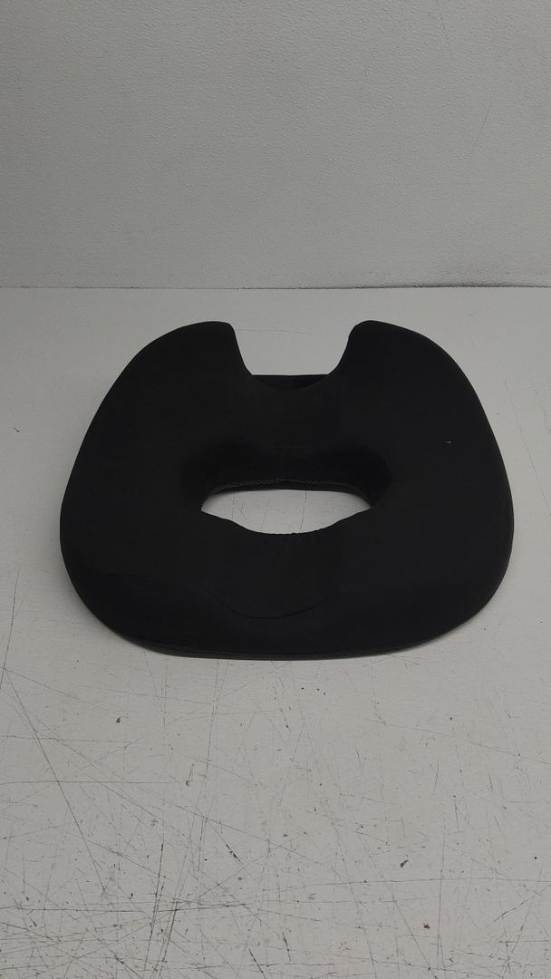 Trickonometry Donut Seat Cushion: Extra Firm Orthopedic Pillow - Tailbone, Lower Back, Hemorrhoid, Bed Sores, Pressure/ Pain Relief, Pregnancy, Postpartum, Surgery, Coccyx, Sciatica, Black