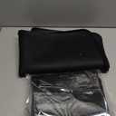 Silicone Coffee Mat, Water Proof Raised Edge Coffee Bar Mats for Espresso Machine Station Accessories, Heat Proof Dish Drying Pad for Kitchen Counter, 18.5x11in (47x28cm/18.5x11in) (#512, Black)