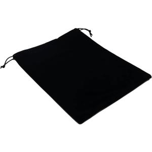 Aestivate 8 Pack Large Velvet Drawstring Pouch, Velvet Bag 810 Inch Storage Bag Cosmetics Pouches Dust Bag 8 Pieces(Black)