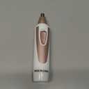 Ear and Nose Hair Trimmer Clipper - 2025 Professional Painless Eyebrow & Facial Hair Trimmer for Men Women, Battery-Operated Trimmer with IPX7 Waterproof, Dual Edge Blades for Easy Cleansing Pink