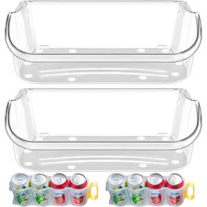 UPGRADE 240356402 Refrigerator Door Bin Replacement Part, Compatible with Frigidaire Refrigerator Door Shelf LFSS2612TF0 FFSS2615TS0 FGHS2631PF4A FGHS2655PF LGUS2642LF1 LFSS2612TE0 Door Bin(2-Pack)