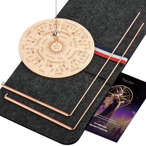 99.9% Copper Dowsing Rod, Spiritual Exploration Divination Tools-2L Copper Divining Rod for Ghost Hunting Equipment Water Line Locating Witching Spirit-Seeking