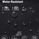 MAGCOMSEN Hiking Leggings Women with 4 Zipper Pockets Water Resistant High Rise Cargo Leggings Outdoor Athletic Pants (Black, S)