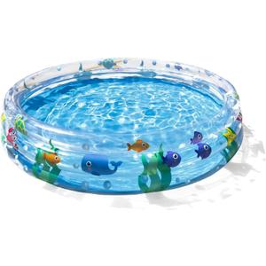 60" x 11.8" Swimming Pool for Pets, Swimming Pools for Outdoor and Backyard (Blue)