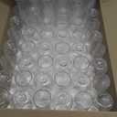 DECADORN Clear Stemless Champagne Flutes Plastic 48 Pack, Made in USA, 9oz Plastic Champagne Glasses - Durable and Sturdy Mimosa Glasses For Parties - Shatterproof, Recyclable, BPA-Free, Smooth Rims
