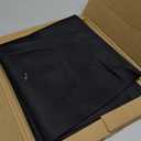 sancua Round Tablecloth - 70 Inch - Water Resistant Spill Proof Washable Polyester Table Cloth Decorative Fabric Table Cover for Dining Tables, Buffet Parties and Camping, Black