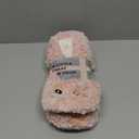 Cozylook Cute Animal House Slippers - Fuzzy Warm Bedroom Slipper Socks Non-Slip Grippers with Funny Face Designs, Fun Christmas Gifts Unique (9-10, Pink Cat)