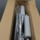 Drive Medical 11148-1 Folding Steel Bedside Commode Chair, Portable Toilet, Supports Individuals Weighing Up To 350 Lbs, with 7.5 Qt. Bucket and 13.5 Inch Seat, Grey