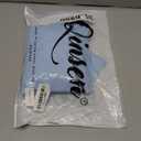 QINSEN Athletic Dress with Pockets Two Piece Spaghetti Strap Tennis Dresses with Shorts Light Blue S