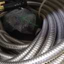 200Ft Metal Garden Hose durable stainless steel Water Hose, flexible, lightweight hose is resistant to kinks and tangles.With 10-way nozzle, strong 3/4 metal fittings, and a Stop Valve.