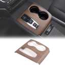 Gear Shift Panel Cover Trim for Honda Pilot 2016-2022/ Ridgeline 2020-2023/ Passport 2019-2023, ABS Automotive Center Consoles Cup Holder Cover Protector Sticker Accessories (Pear Wood Grain)