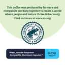  Amazon Fresh Ristretto Intenso Dark Roast Aluminum Capsules, Compatible with Nespresso Original Brewers, Intensity 10/13, 50 Count (5 Packs of 10), BB Date: 04/22/2026