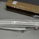 No Drill Cordless Roman Shades, White, 21x48