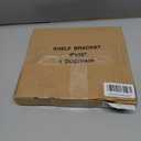 Biugaaufai 24 Pack 10" x 8" Heavy Duty Metal Shelf Brackets, Floating Shelf Bracket, L Brackets for Shelves, Perfect for 10 Inch Wide Wood Boards, Rustic Farmhouse Decorative Wall Mount Corner Brace