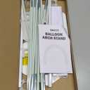 TEKXYZ Balloon Arch Stand Kit, 10FT Wide & 7.5FT High Adjustable Balloon Arch Frame, Ideal For Party Decorations, Not Include Balloons