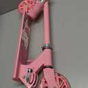 Scooter for Kids Ages 3-12 - Kids Kick Scooters with Led Light Up Wheels & 3 Levels Adjustable Handlebar, Lightweight Foldable 2 Wheel Girly Pink Scooter Christmas Birthday for Girls Boys.
